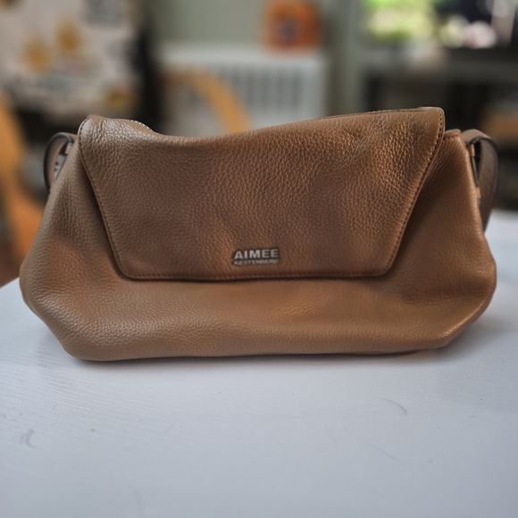 Aimee Kestenberg Handbags - Aimee Kestenberg Tan Leather Shoulder Bag